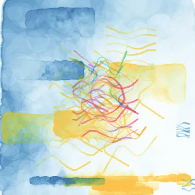 a colorfoul bird flying in the sky