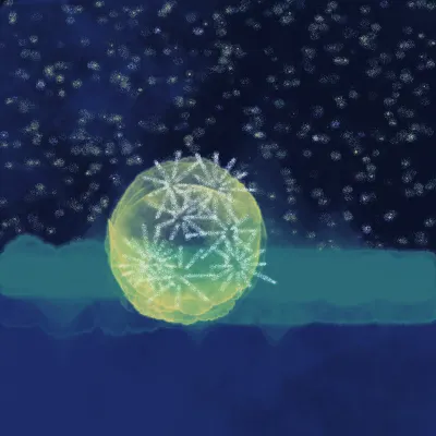 an interstellar sunrise